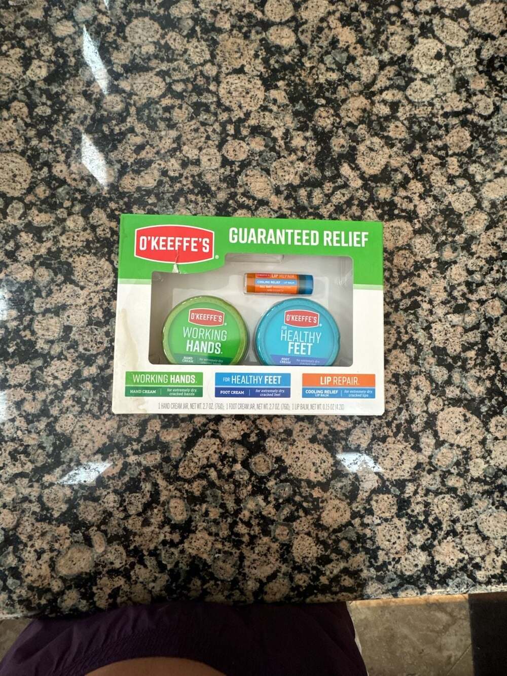 O'Keeffe's Guaranteed Relief 3-Piece Skincare Gift Set